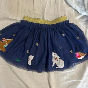 Mini Boden Deep Blue Skirt